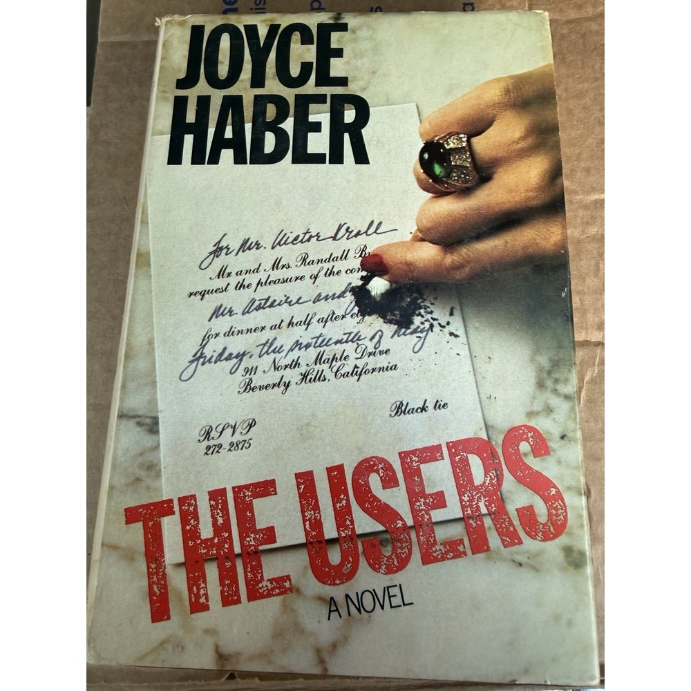 THE USERS by Joyce Haber 1976 HB/DJ Book Club